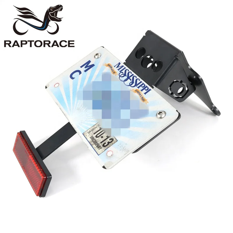 Raptorace fit for KAWASAKI Z900RS 2018-2021 aftermarket aluminum number license plate holder fender eliminator tail tidy