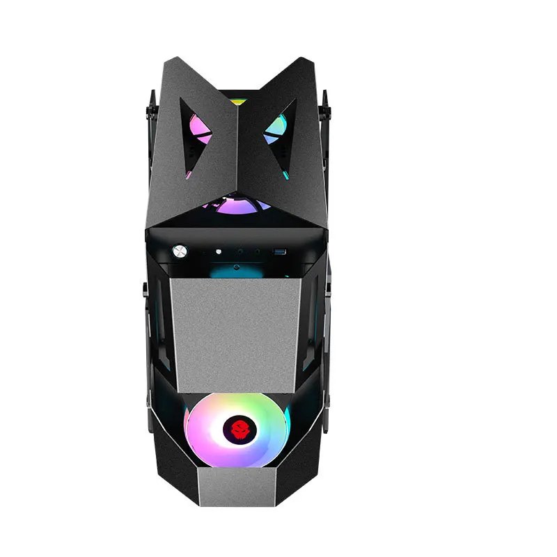 China Wholesale white case computer tower tempered glass rgb gaming pc cpu with good after sale service