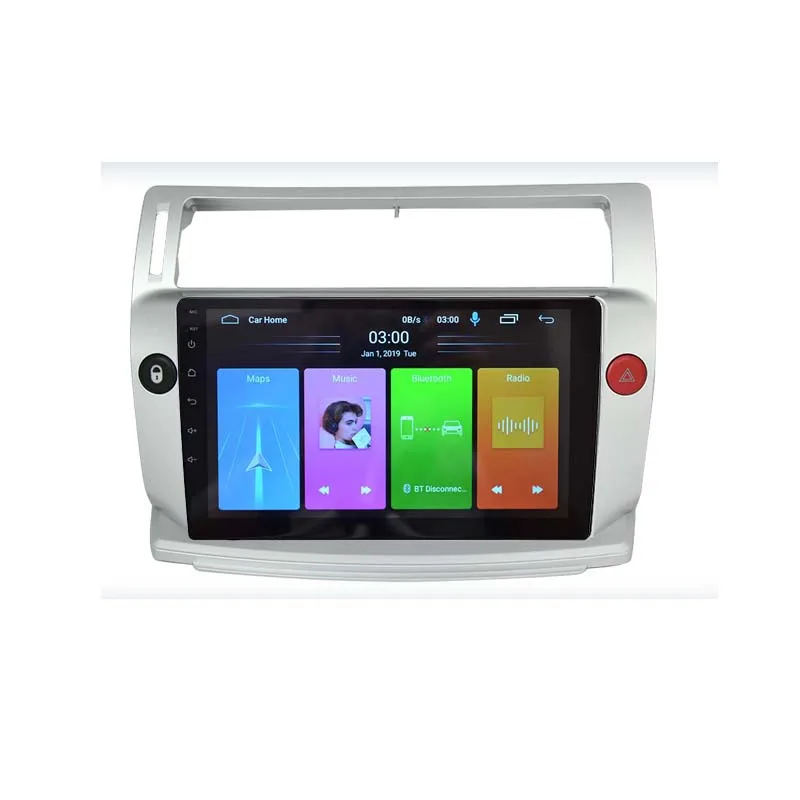 android  touch screen car dvd radio video audio gps multimedia navigation player for CITROEN C4 2012 2013 2014  auto