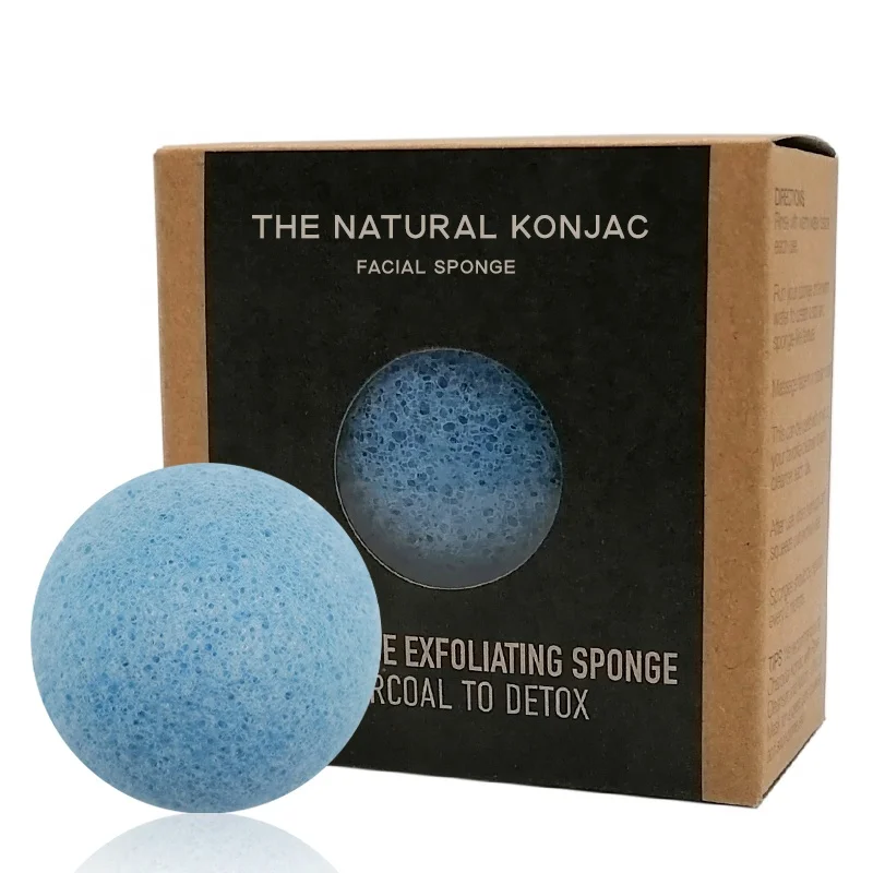 100% натуральная губка для лица органическая детская Konjac