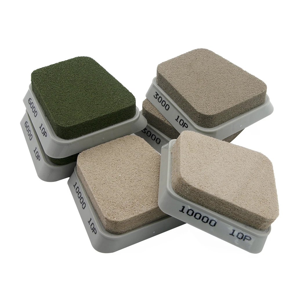 Мраморные инструменты Франкфуртская губка для полировки абразивного волокна 3000 #6000 #10000 #