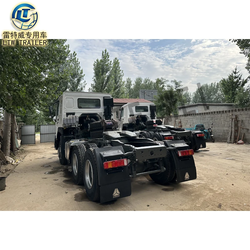 Hot sale 10 wheel sino howo used 6x4 truck head trailer 371hp 375hp 420hp Used Tractor Truck for sale