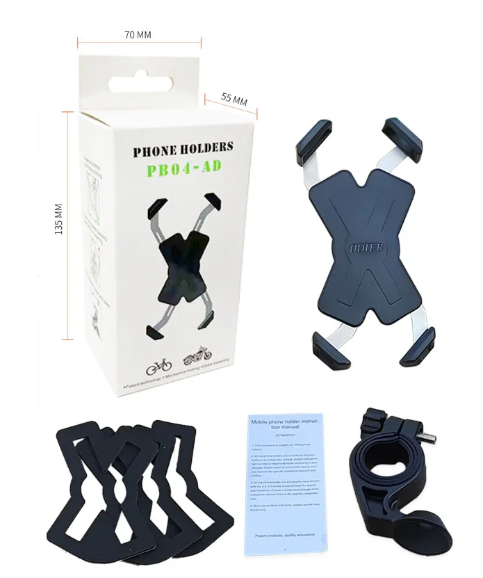 ODIER 2023 new design smartphone mount for bicycle motorcycle scooter electric vehicles handlebar rear view mirror