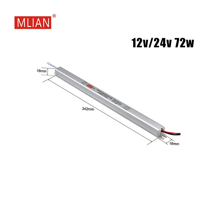 OEM AC DC 5V 12V 24V 1A 2A 5A 10A 20A 30A 40A 50A 60A Switching Power Supply For Led Strip Light Tin box