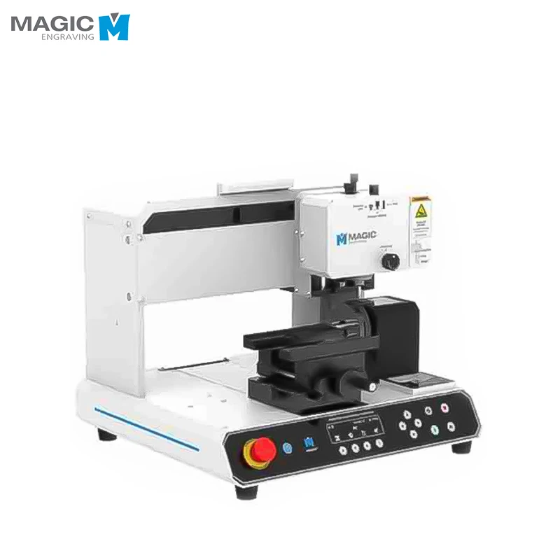 MAGIC-E7 Desktop 4 axes flat rotary name plate jewelry glass cnc engraving and cutting milling machine for metal and plastic