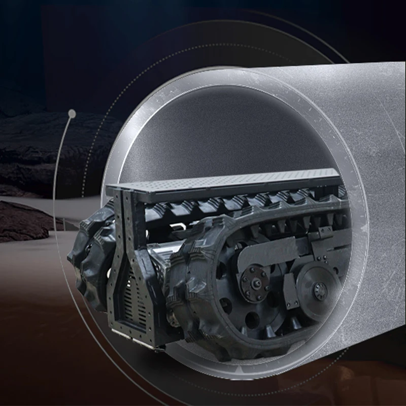 Waterproof IP68 sewer cleaning robot inspection robot chassis AVA-P6 pipe unclogging robot machine with 30m underwater depth