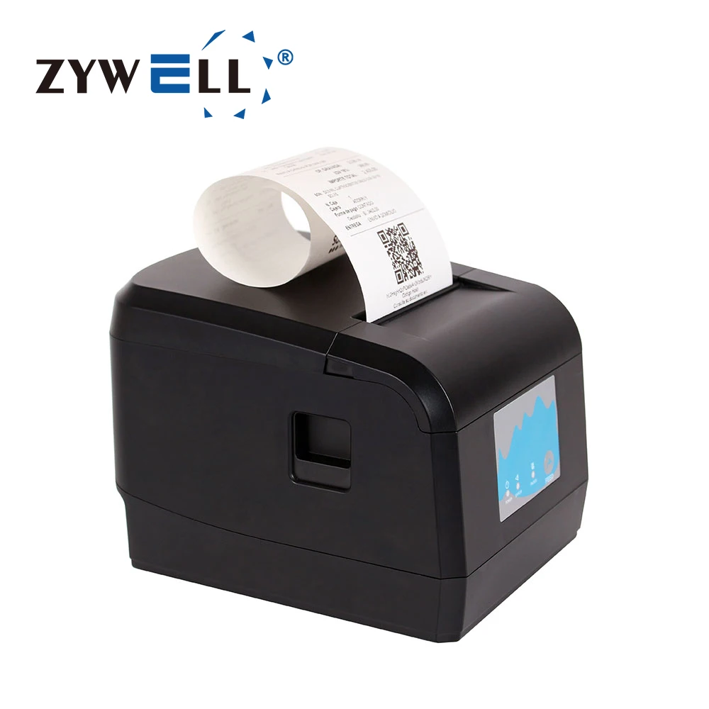 ZYWELL pos квітанцыя квітанцыі android ios WIFI принтер 80 мм Термопринтер чеков