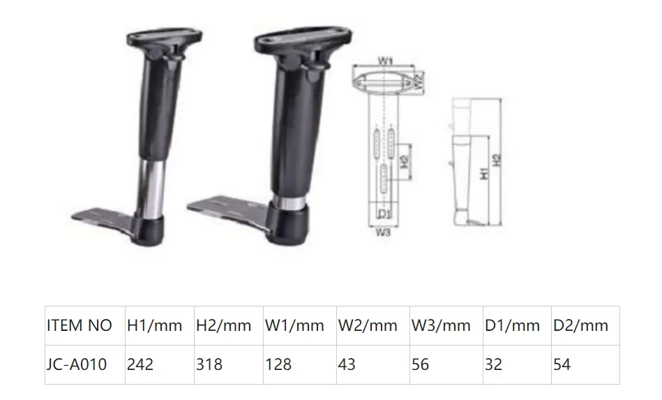 Hot Sale Chair Parts Component Accessories Pu Leather Chair Gamer Cheap Adjustable Armrest Pads