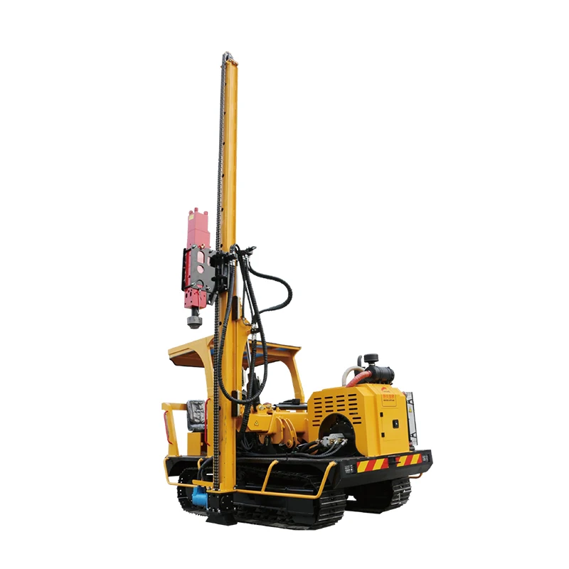 Multi-Functions Solar Screw Pile Driver Folded Hydraulic Hammer Pile Driving Machine