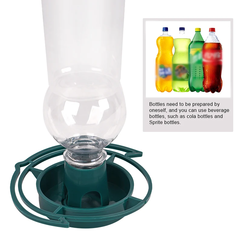 Outdoor Hanging Bird Feeder Pigeon Parrot Feeding Trough With Variety Bottles Canary Quail And Other Birds Feeding Systems
