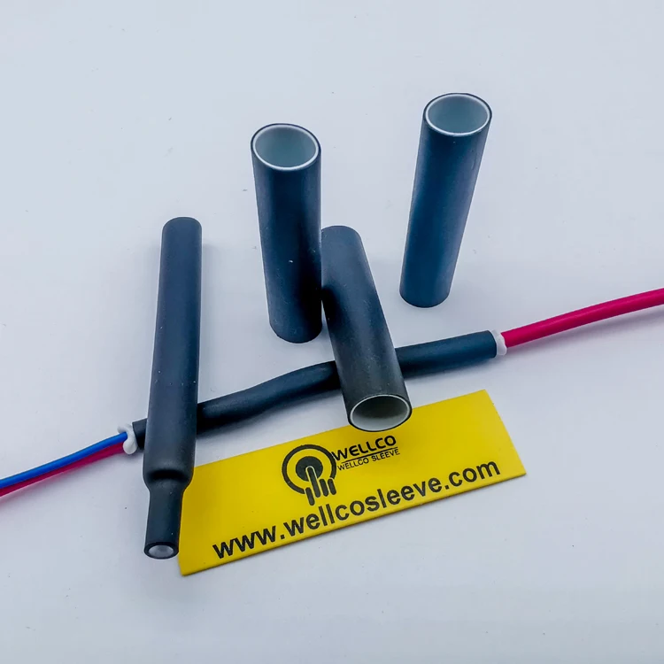 Wellco W-DW(WSW) Dual wall  for wire harness Splice WHITE polyolefin raychem heat shrink tube for HOT Selling Wholesale
