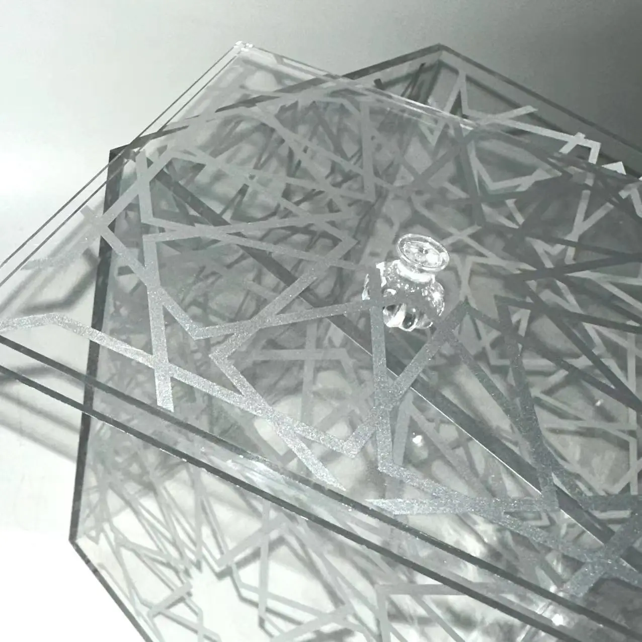 Wholesale Clear Acrylic Display Storage Organizer Box With Lid For Household Use