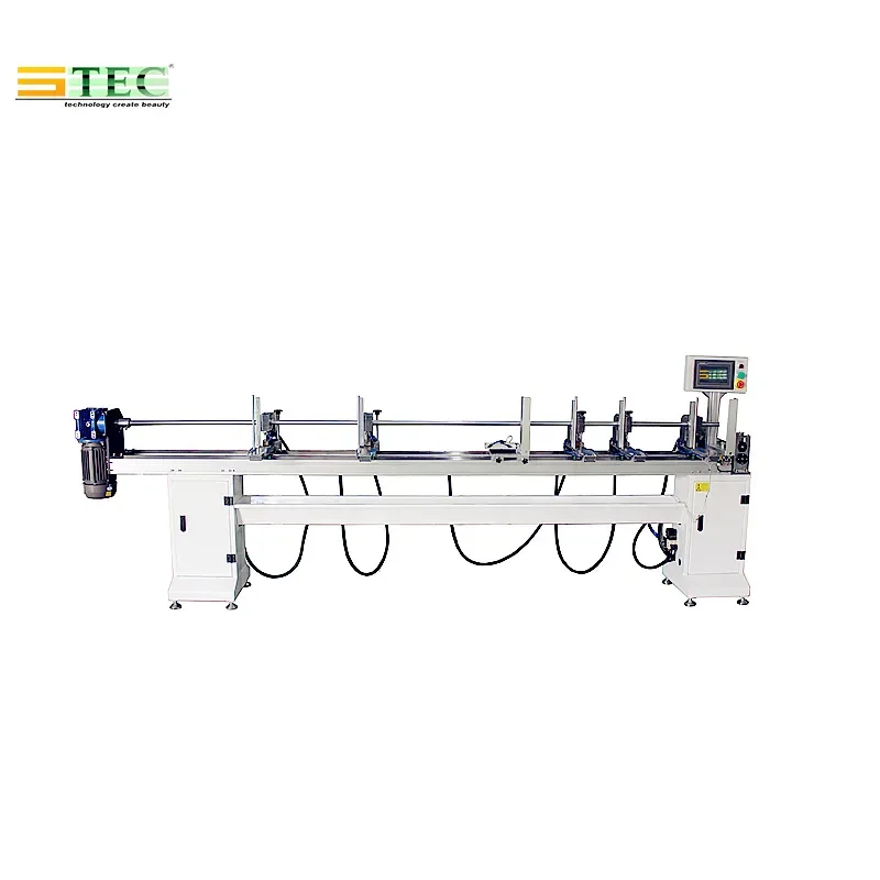 Высокопроизводительный ПЛК-контроллер с сенсорным экраном, автоматический деревянный Венецианский штамповочный станок