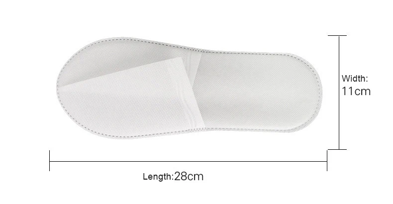 Wholesale cheap price non-woven fabric disposable slippers eco friendly sole spa and hotel slippers