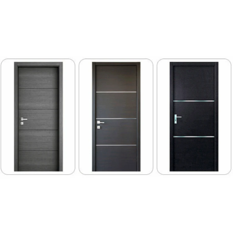 New design metal door frame with laminated door leaf interior bedroom door