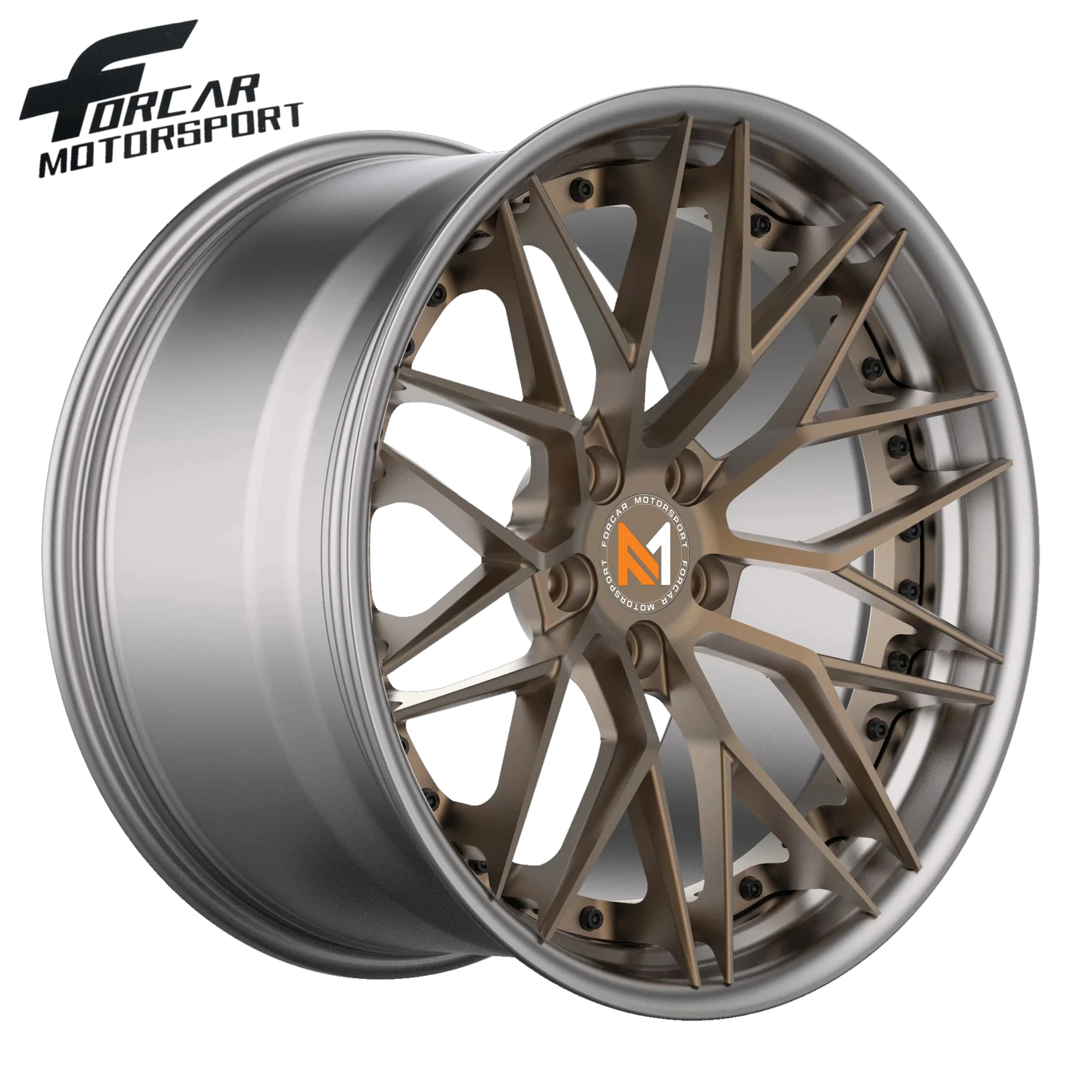 Two-Pieces Chinese Wheel T6061 Aluminum China Alloy Rim Wheels for Personal Use