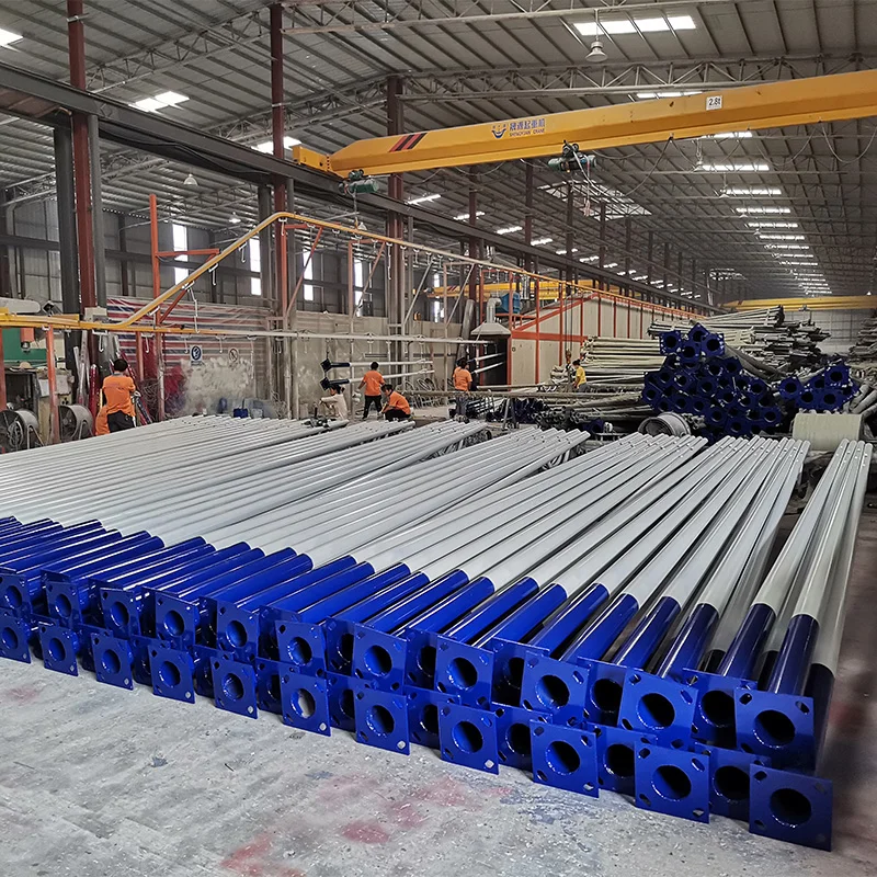 XLZM  Galvanized Steel 3 M Hot dip galvanized cctv pole