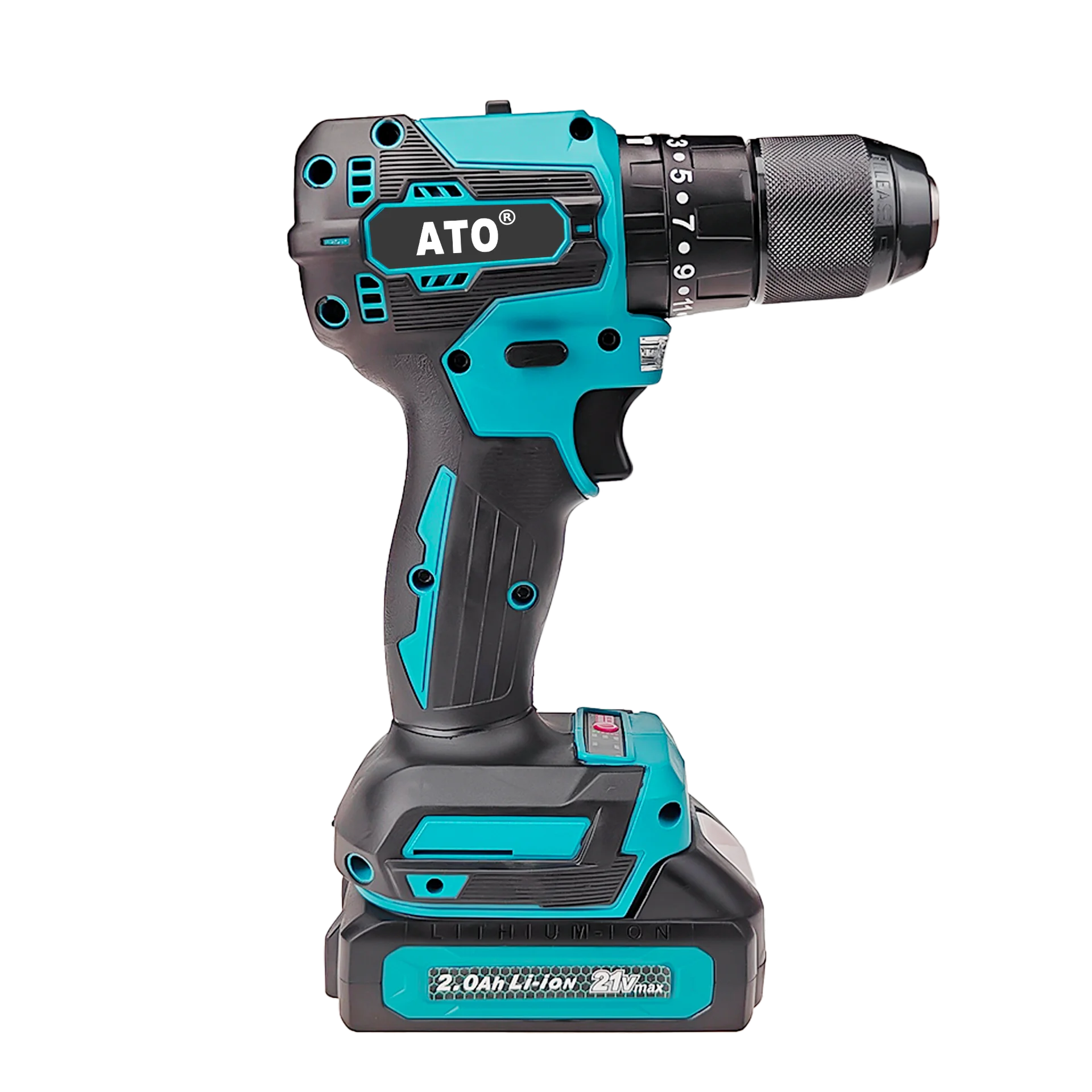 ATO A8024 Household Cordless Power Tools High Quality Electric Screwdriver Rubberized Grip Cordless Mini Drill Machine