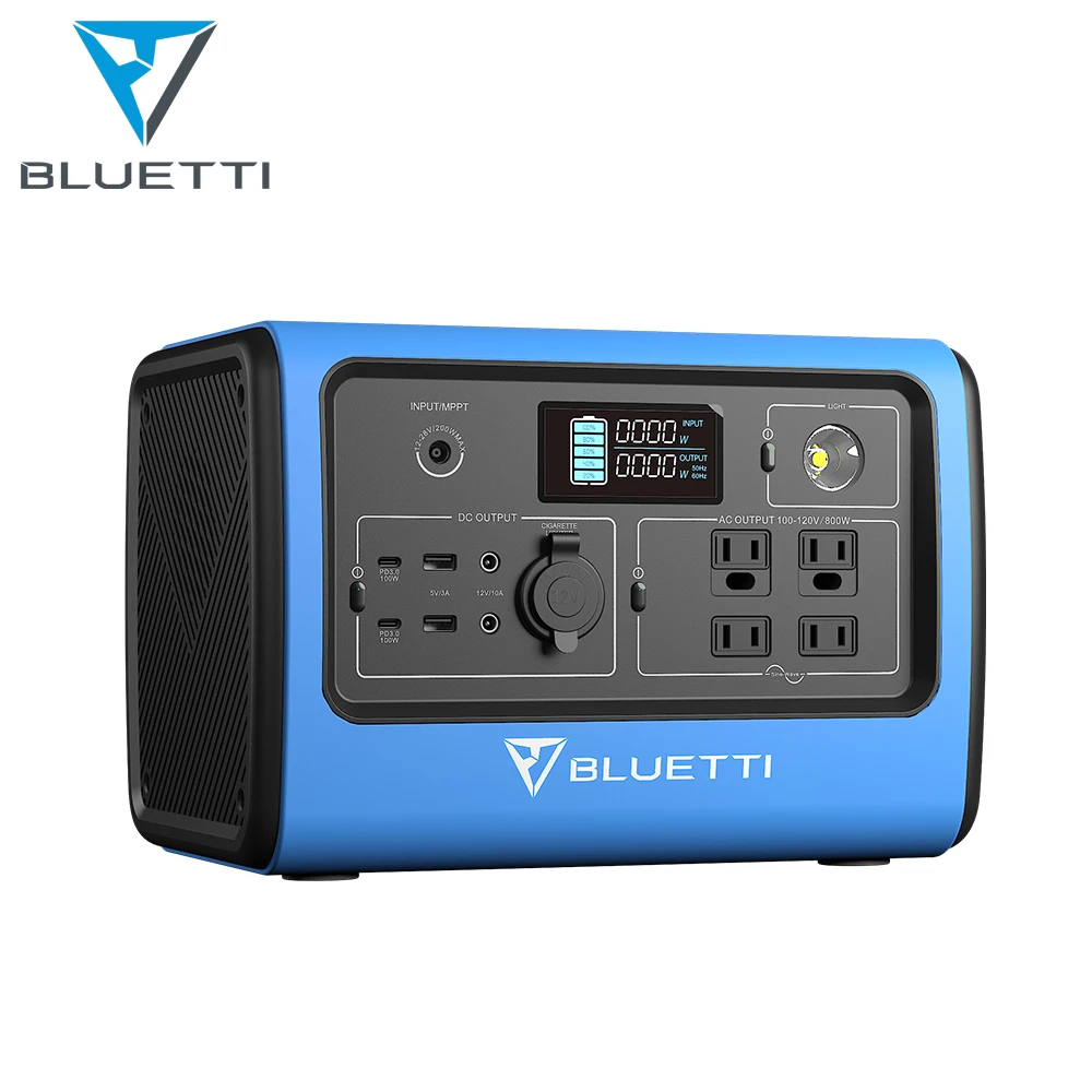 Bluetti EB70 литиевая батарея, электростанция, портативный солнечный генератор 1000 Вт