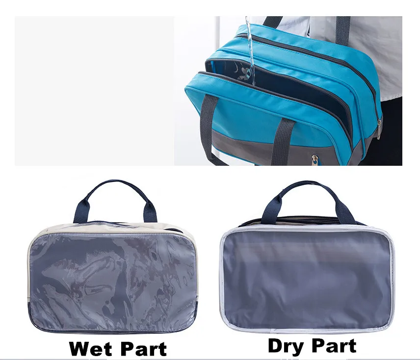 Portable color beach tote bag waterproof ladies handbag suitable for outdoor activities