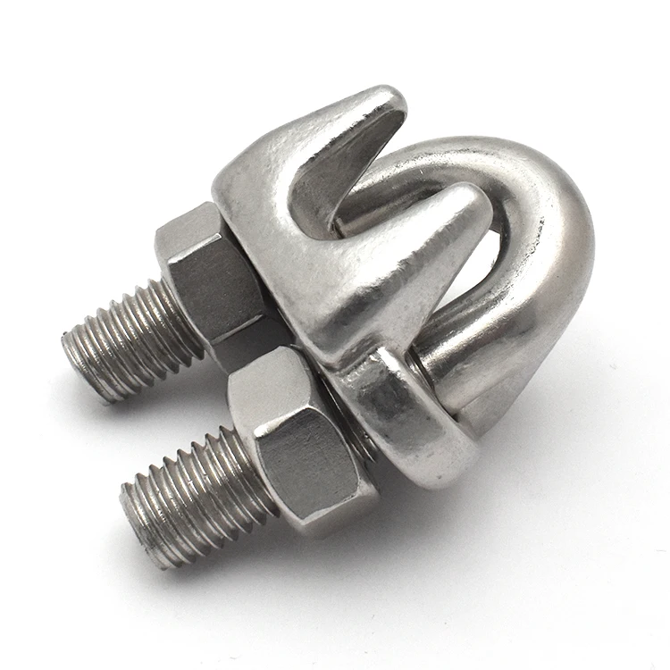 Rigging customized U.S. type stainless steel wire rope clips cable clip wire rope clamp clip