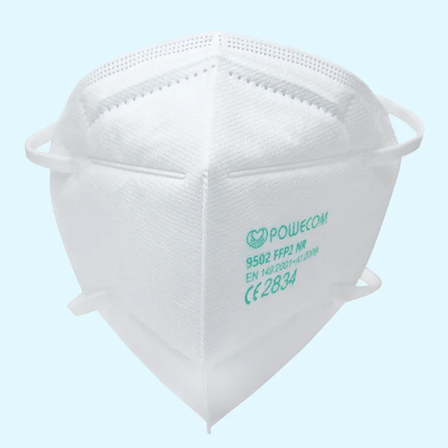 Disposable Non-woven Face Mask 9502 FFP2 Nr Headband Style Filter with CE2834 Respirator Mouth Mask Non-woven