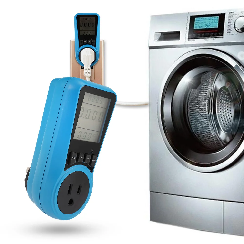 Цифровой измеритель электроэнергии, ваттметр переменного тока с вилкой Стандарта EU