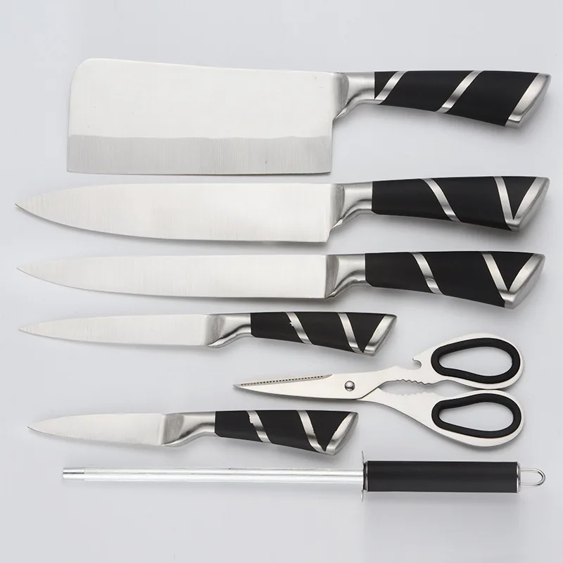 Custom Stainless Steel kitchenware Knife set Cutting fruit cutting meat combination set knife