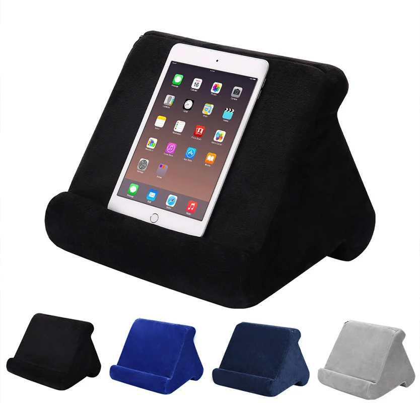 SUREWALHOME Ipad Cushion Pillow Tablet Holder Tablet Cushion Stand Lazy Holder Stand Bed Sofa Soft Multi Angle Phone Pillow