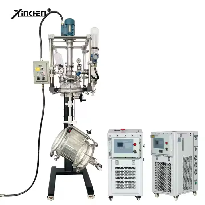 XINCHEN 50L 80L фильтр для кристаллизации реактора кристаллическое стекло Твердофазный реактор цена лаборатории