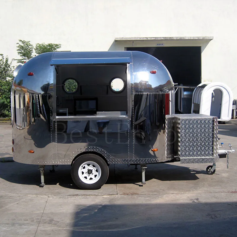 Pancakes Cart Hot Sale Parts Accessories Mini Vending Shanghai Iran Mobile Food Van Cart Trailer Truck Airstream Made In China