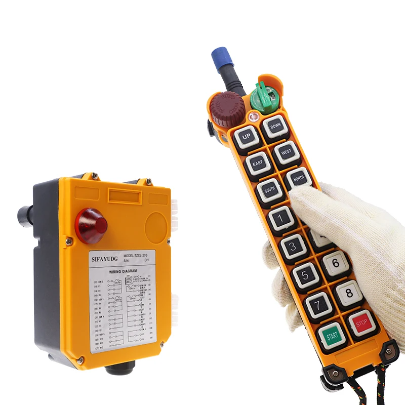 Factory price shell colours can be customised crane remote control