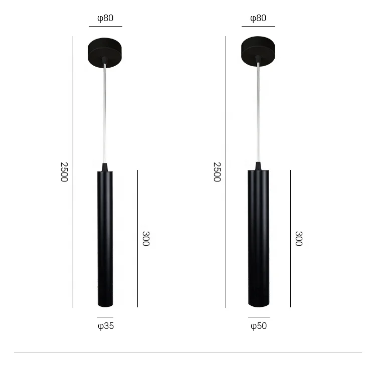 High Lumen LED Pendant Light minimalist COB 3w 7w ceiling led pendant light