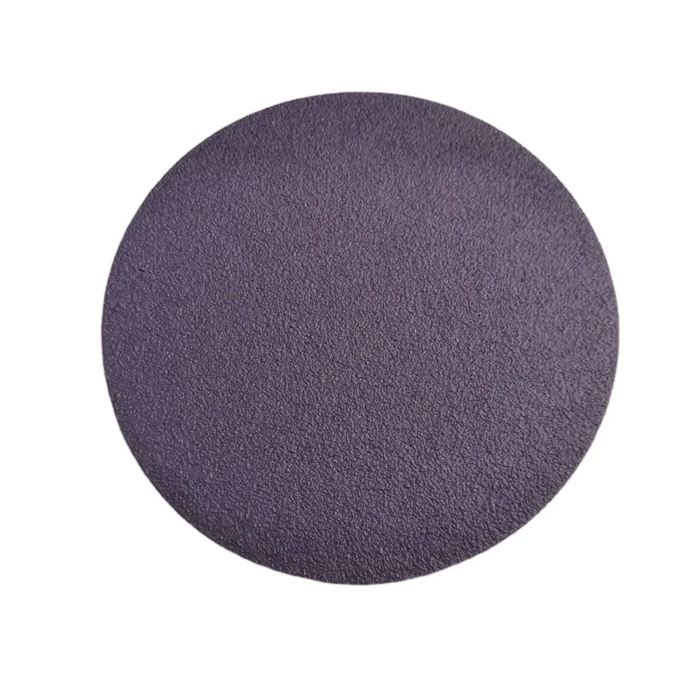Manufacturer Custom Purple Ceramic Abrasive Hook And Loop Sanding Disc