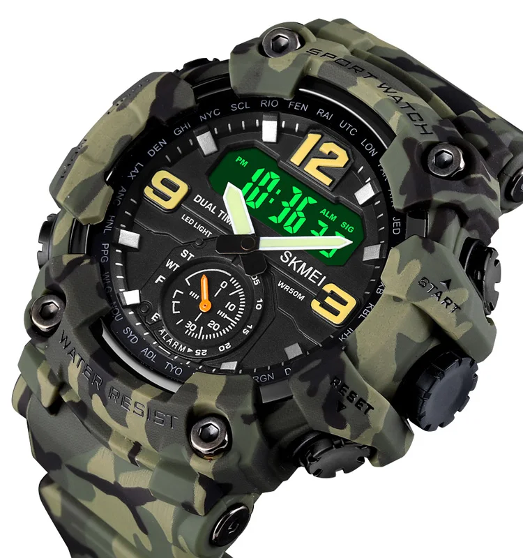 SKMEI 1637 Shock Watches Men Wrist Relojes Hombre Digital Sports Waterproof Watch Wholesale