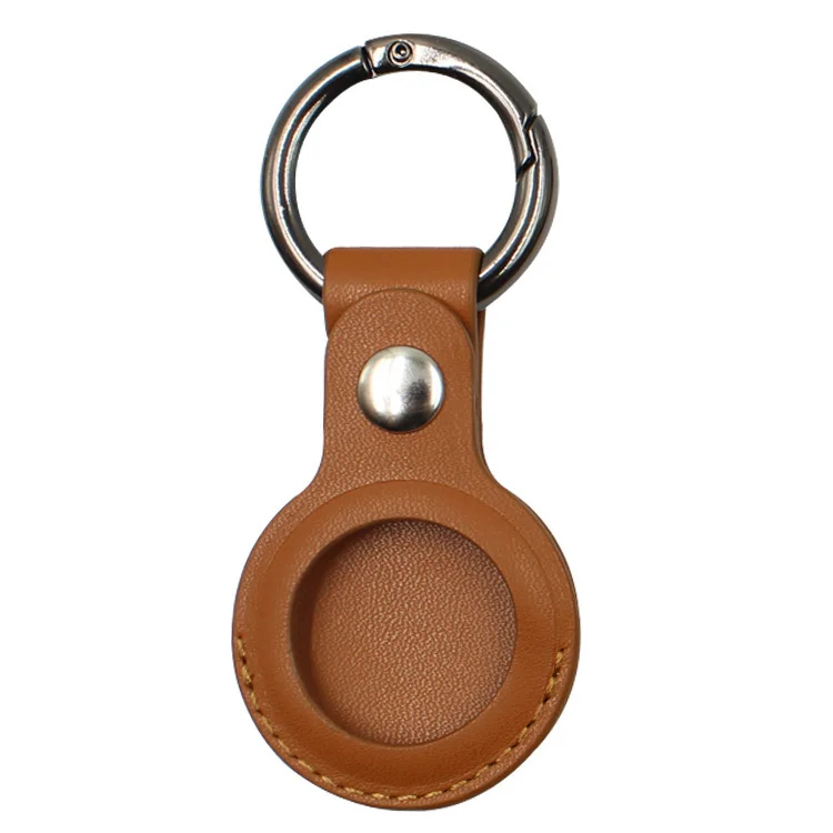 Factory sale for Air tag Protective Cases Keychain Holder Pu Leather cover For Airtags case