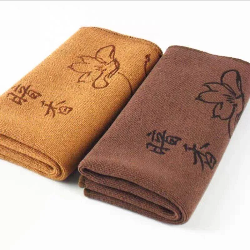 Wholesale custom design super absorbent kitchen tea towel