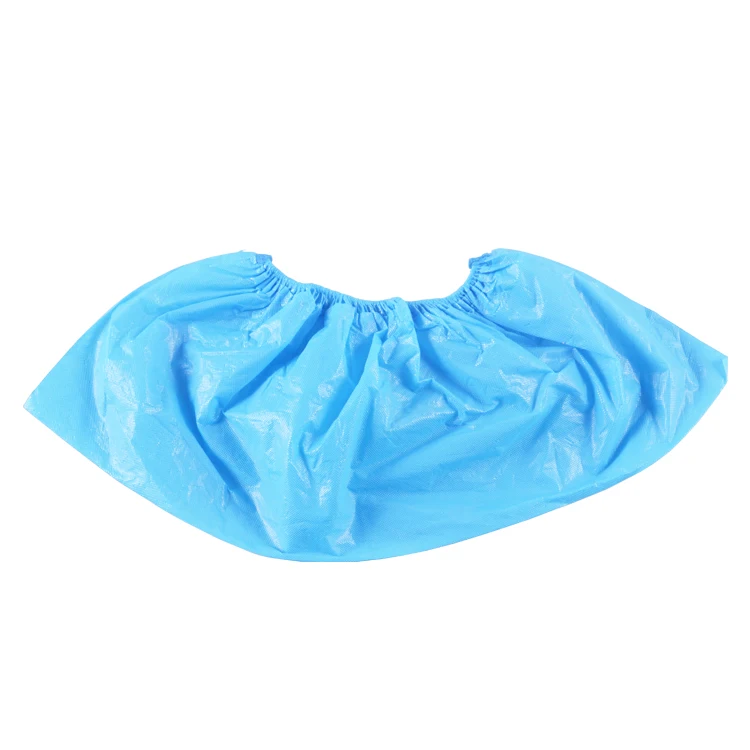 Classic Versatile Pe Shoe Cover Plastic Eco-friendly Industry Blue Care Clean Room Shoe Cover