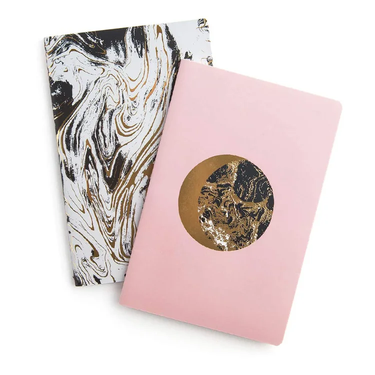 Wholesale blank journals center-sewn binding 80 pages daily planner school mini notebooks for student