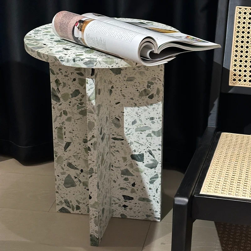 Round center table marble white modern marble furniture design table side purple veins white marble tables