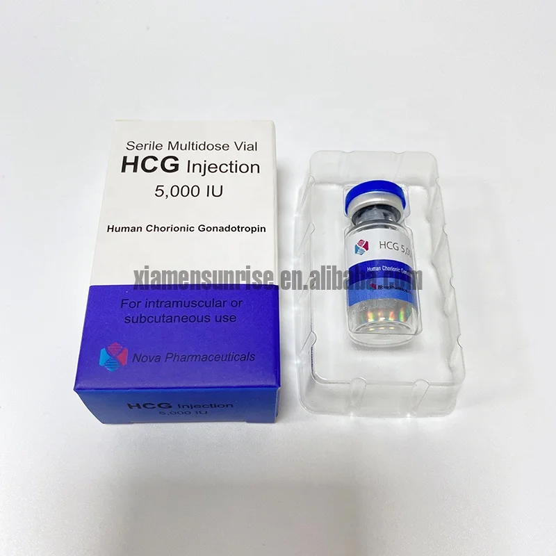 Free Design Customized Printing HCG 2ml 3ml Vial Label with Tray