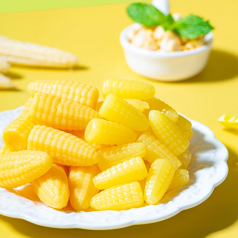 Wholesale Exotic Childhood Snack Candy Golden Monkey Corn Candy 160g Healthy Fruit Candy