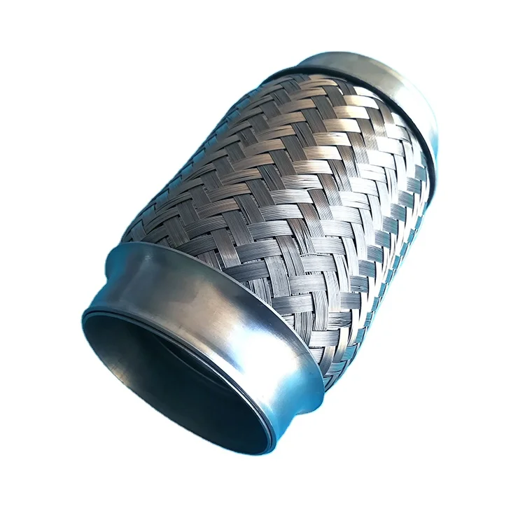 Stainless Steel SUS304 Exhaust System Flexible Pipes Braided Double