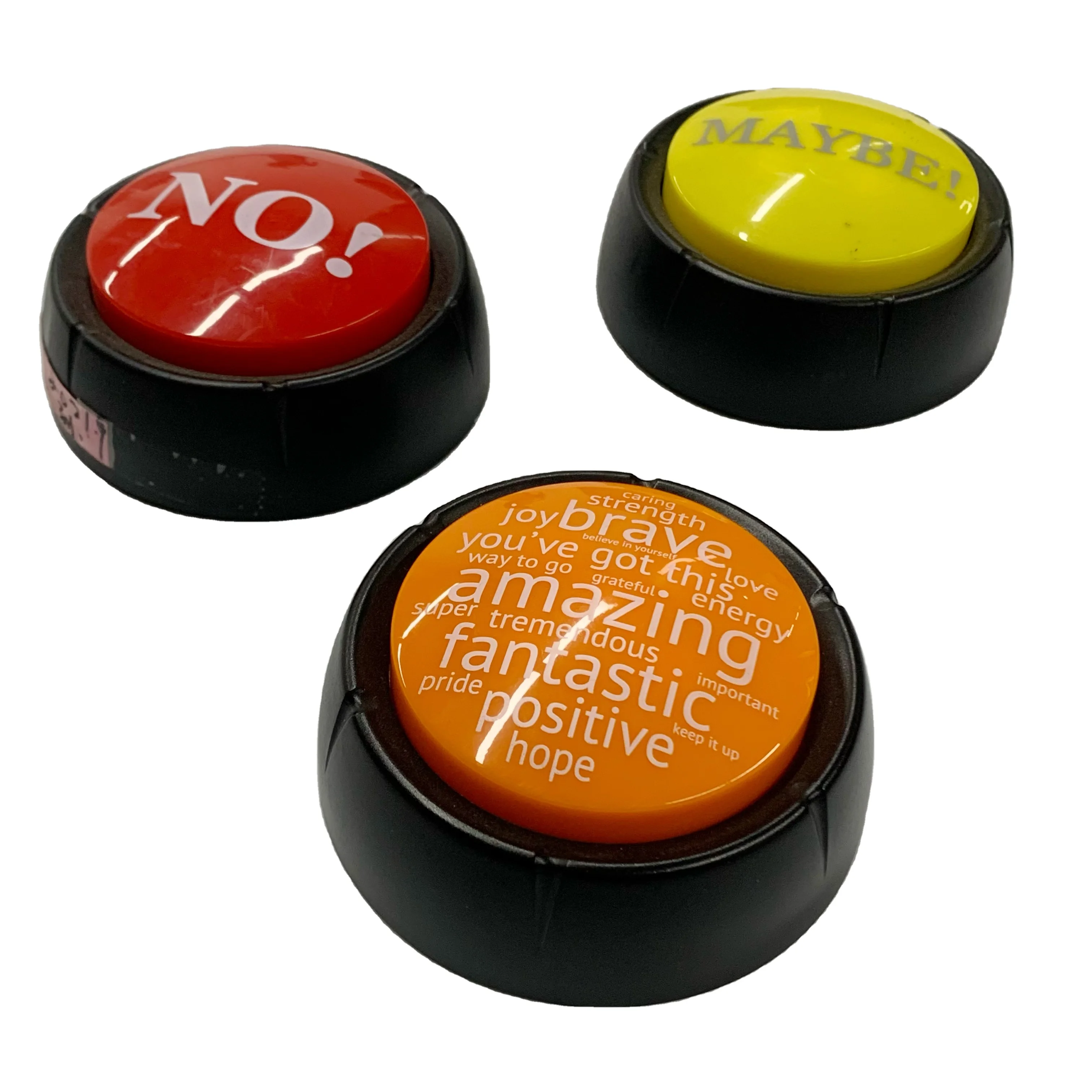 Language Customization Fast Shipping Recordable Dog Talking Buttons Pet Interactive Toys Talking Easy Button for Pet Dog
