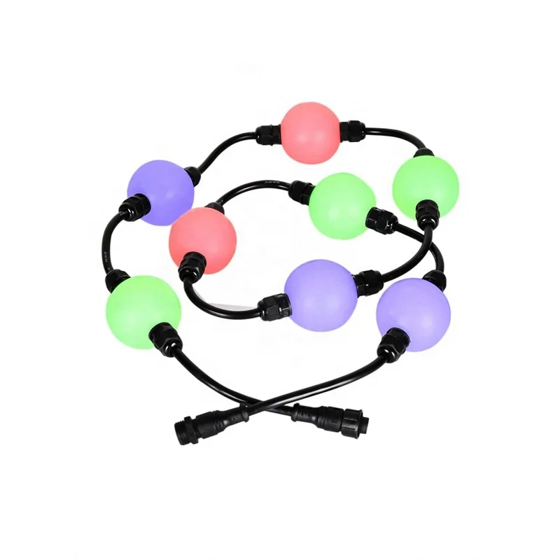 Пользовательские RGB 360 градусов украшения 50 мм Диаметр полноцветный dmx 3d светодиодный пиксельный шар