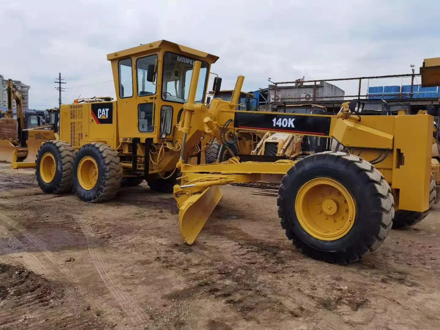 Original Engine Cat 140 Motor Grader Air-Conditioned Cab Low Working Hours Motor Grader for Sale