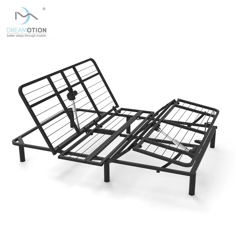 Dreamotion Erie-200 Customized Size Bedroom Twin Size Metal Electric Adjustable Bed Frame