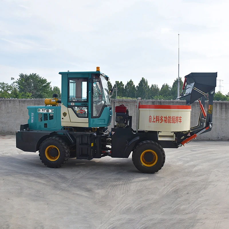 Construction Building Automatic Loading Concrete Mixer Cement Mixer