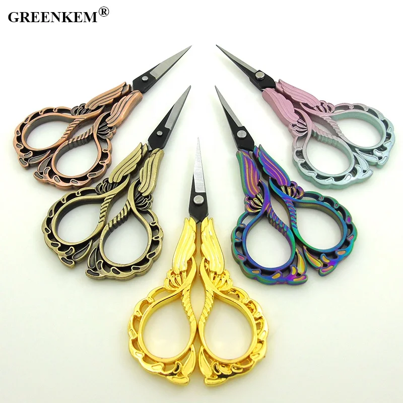 15 Colors High Quality Buddhist Orchid Scissors Plum Hands Lotus Chrysanthemum Manual Scissors Nail Tip Cutter