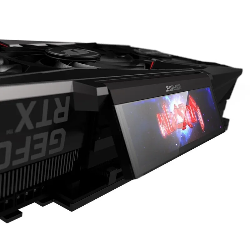 Высококачественная цветная разгоняемая игровая видеокарта iGame 3080Ti RTX Vulcan OC 12 Гб GDDR6X для игр в
